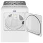 Maytag 7 Cu. Ft. Electric Dryer with Steam in White, , large