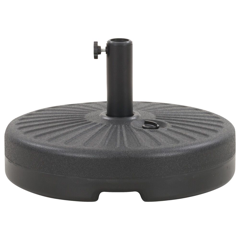 CorLiving Round Umbrella Base in Dark Grey, , large