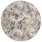 Radici USA Livigno Floral 7"10" Round Grey Area Rug, , large