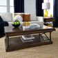 Belle Furnishings Tribeca Rectangular Cocktail Table in Cordovian Brown, , large
