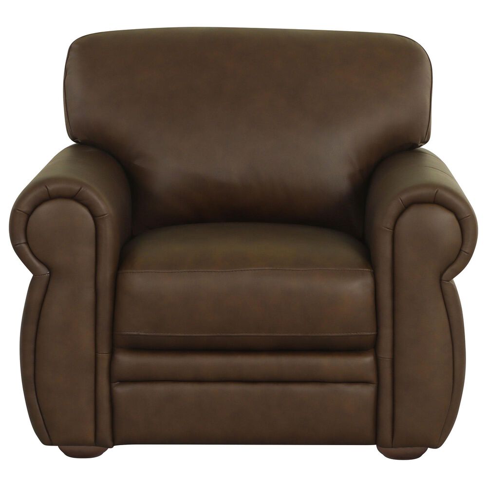 Chateau d'Ax Leather Accent Chair in Brown, , large