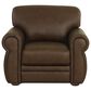 Chateau d"Ax Leather Accent Chair in Brown, , large