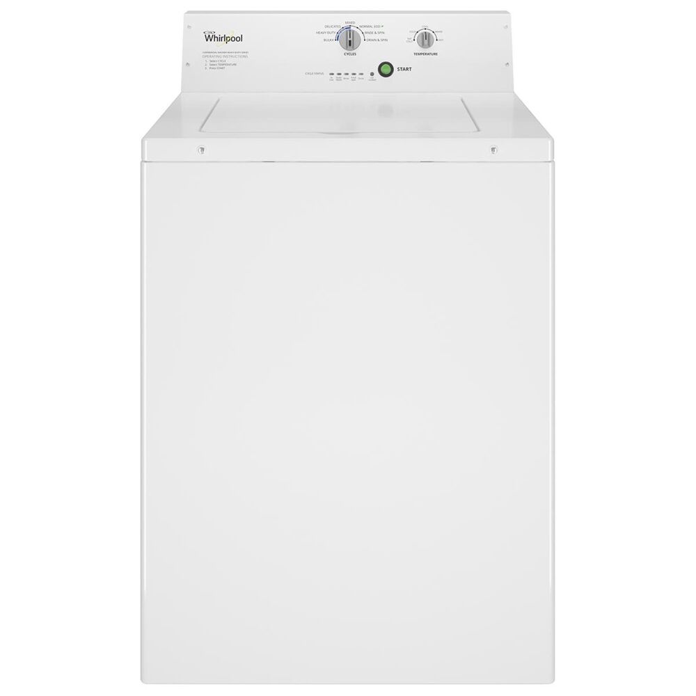 Whirlpool 27" Commercial Top Load Washer in White, , large