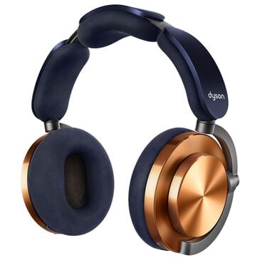Dyson OnTrac Wireless Over-Ear Headphones with Prussian Blue Ear Cushions in Copper, , large