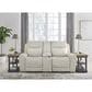Ashley Mindanao Power Reclining Loveseat in Coconut, , large