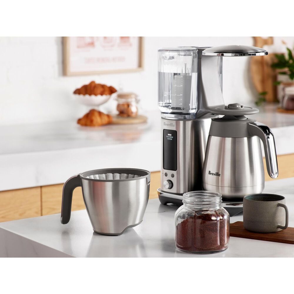 Breville Luxe Brewer 12-Cup Drip Coffee Maker with Thermal Carafe in Brushed Stainless Steel, , large