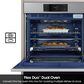 Samsung Bespoke 2-Piece Kitchen Package with Stainless Steel Bespoke 30" Double Wall Oven and Black 36" Induction Cooktop, , large
