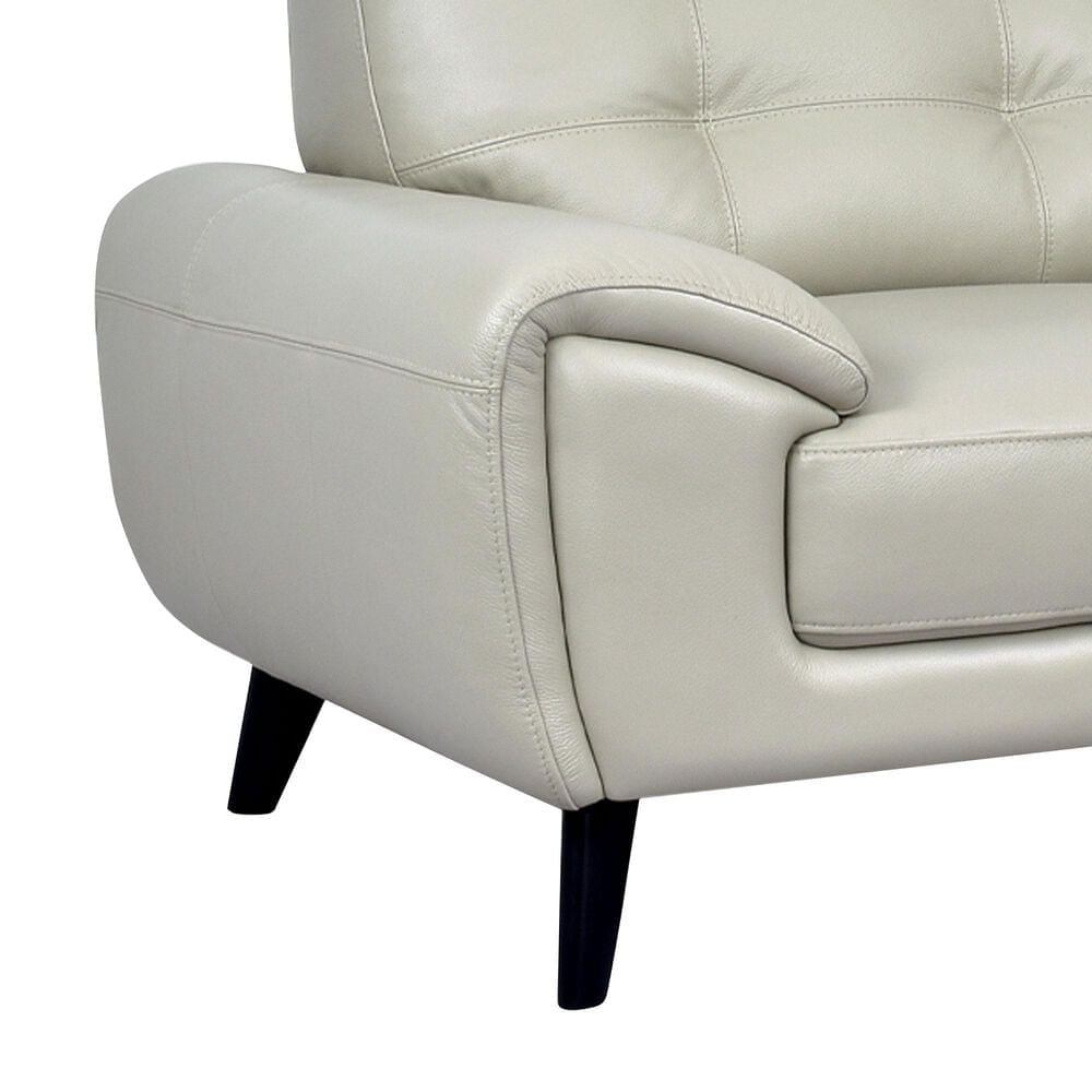 Chateau d'Ax Stationary Leather Sofa and Chair Set in Beige, , large