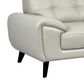 Chateau d"Ax Stationary Leather Sofa and Chair Set in Beige, , large