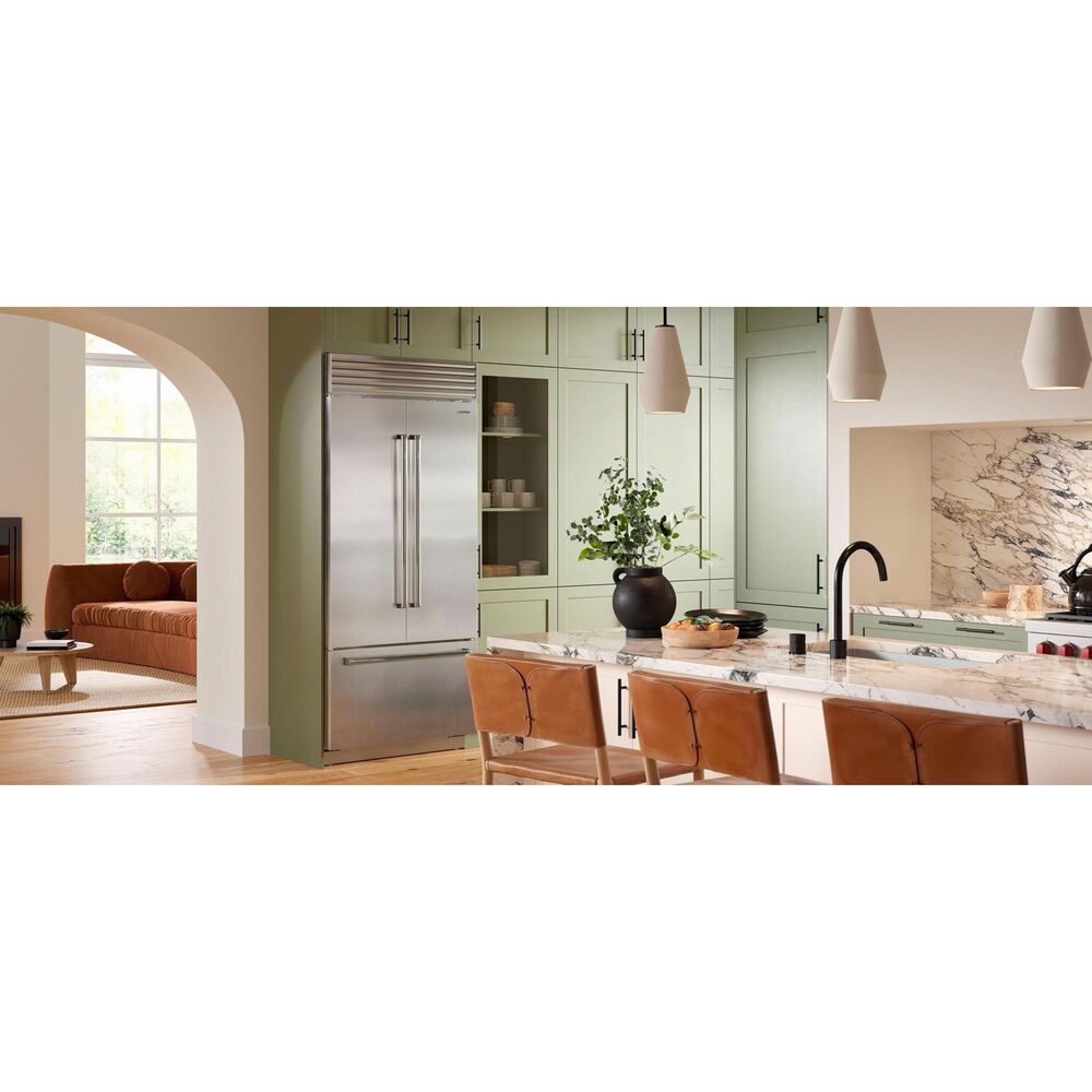 Sub Zero 20.5 Cu. Ft. Classic 3-Door French Door Refrigerator with Pro Handle in Stainless Steel, , large