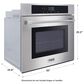 Thor Kitchen 30" Professional Self-Cleaning Electric Wall Oven in Stainless Steel, , large