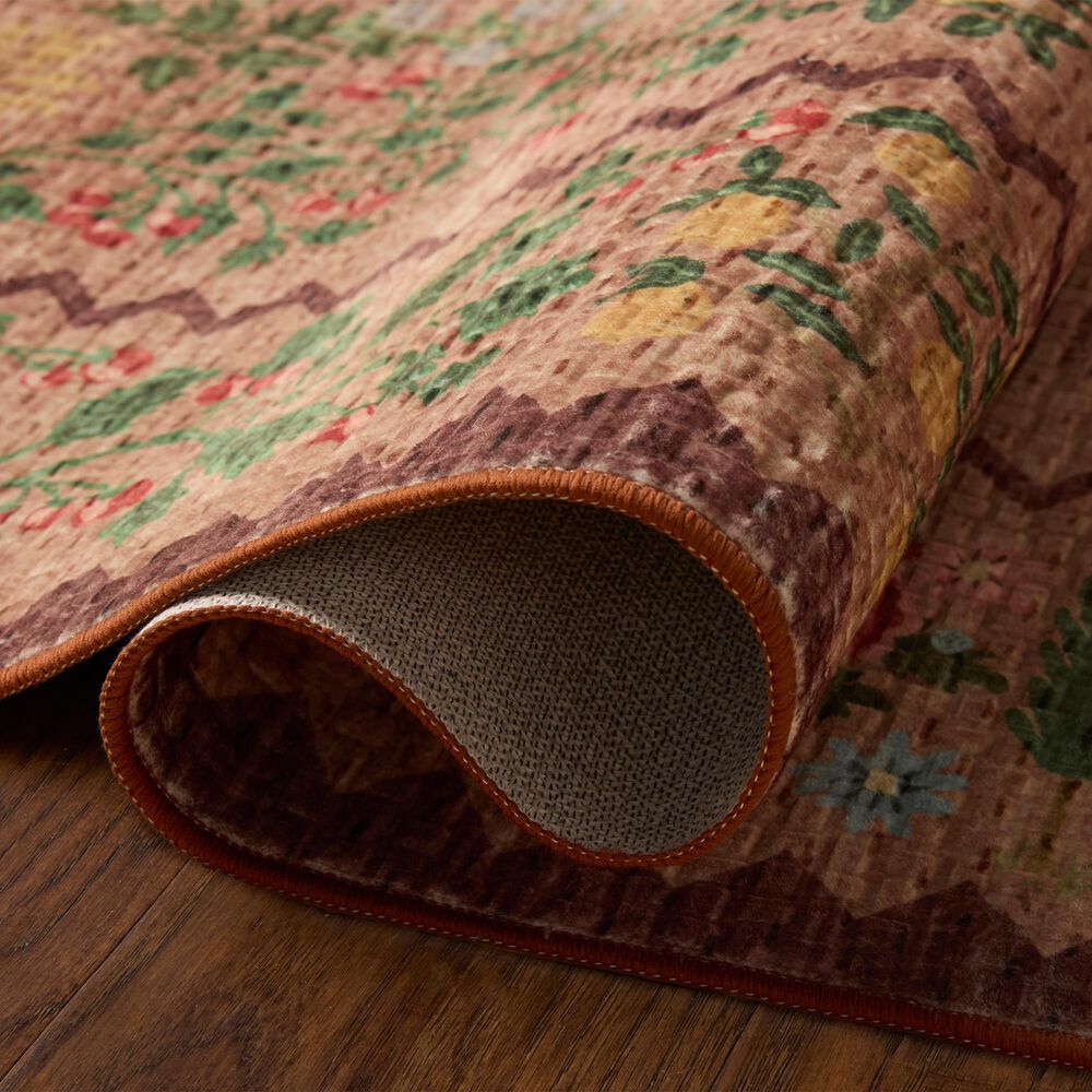 Rifle Paper Co. x Loloi Orchard Mauve and Multicolor 5' x 7'6" Area Rug, , large