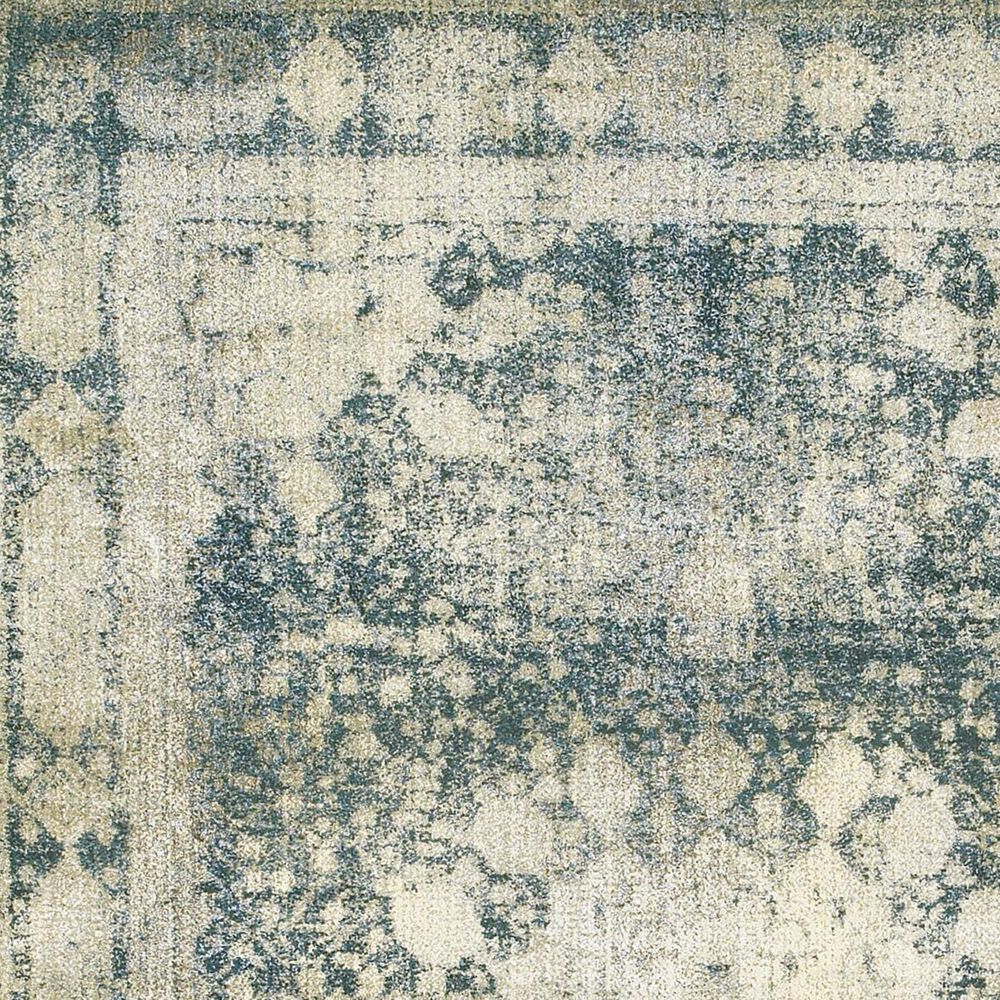 Oriental Weavers Empire 4445S 9&#39;10&quot; x 12&#39;10&quot; Ivory and Blue Area Rug, , large