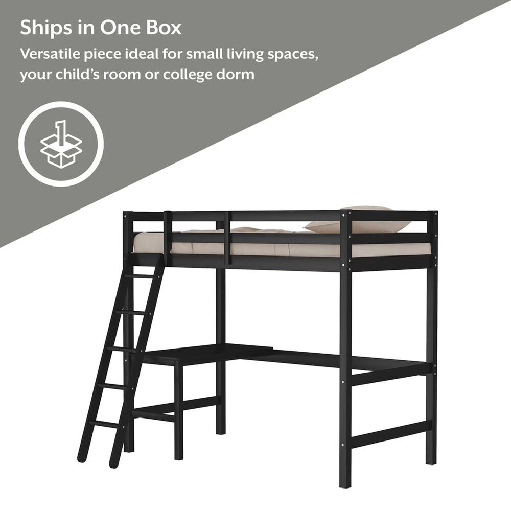 The Monday Company Twin Loft Bed W/Desk, , large