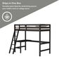 The Monday Company Twin Loft Bed W/Desk, , large