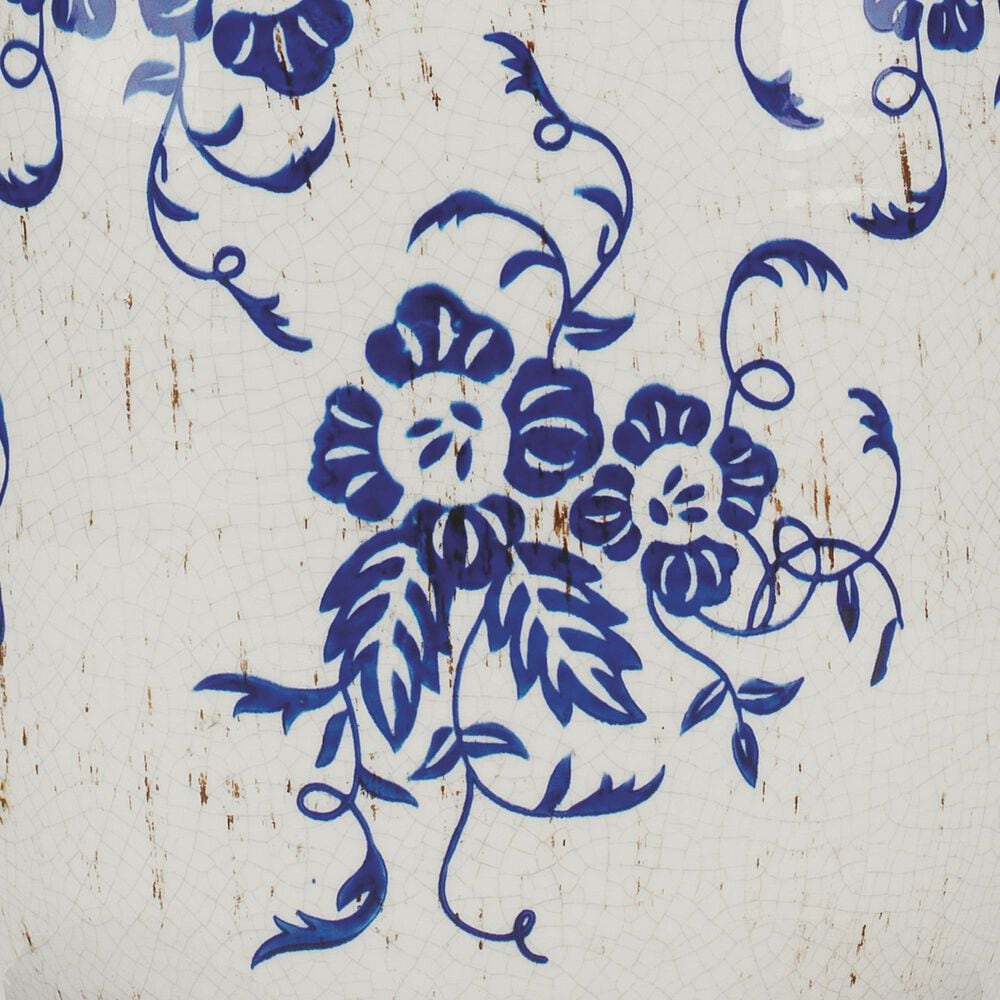 Splendor Living Norhaven Table Lamp in Distressed White and Blue, , large