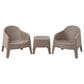 Zentro Living Milan 3-Piece Patio Chat Set In Taupe, , large