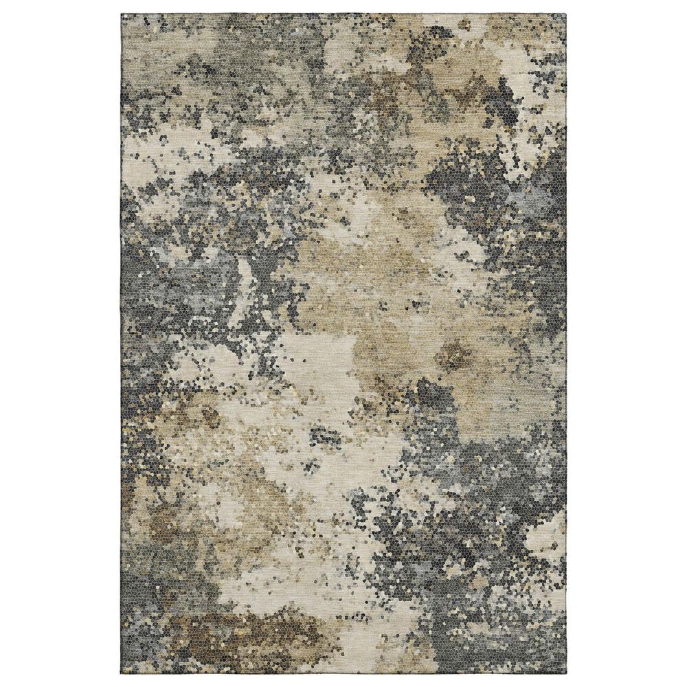Dalyn Rug Company Lumara LM4 Pewter 6"6" x 9"6" Area Rug, , large