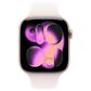 Apple Watch Series 11 (GPS+Cellular) 46mm Aluminum Case with Light Blush Sport Band - S/M in Rose Gold and 2-Year AppleCare+, , large