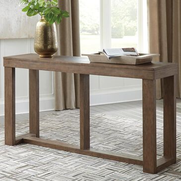 Ashley Cariton Sofa Table in Grayish Brown, , large