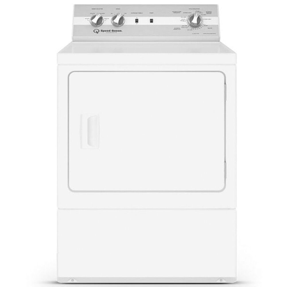 Speed Queen® Commercial 7.0 Cu. Ft. White Front Load Electric Dryer, Colder's