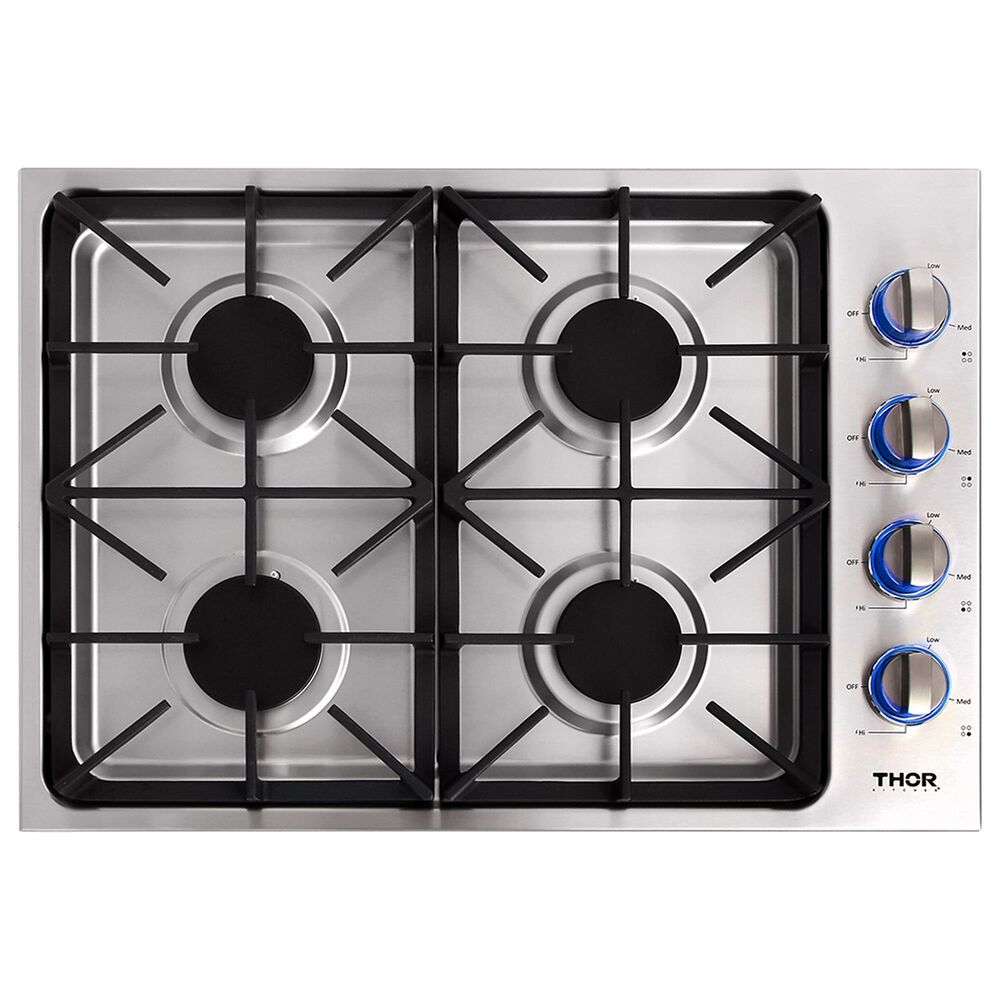 Thor Kitchen 30&quot; Drop-in Gas Cooktop in Stainless Steel, , large