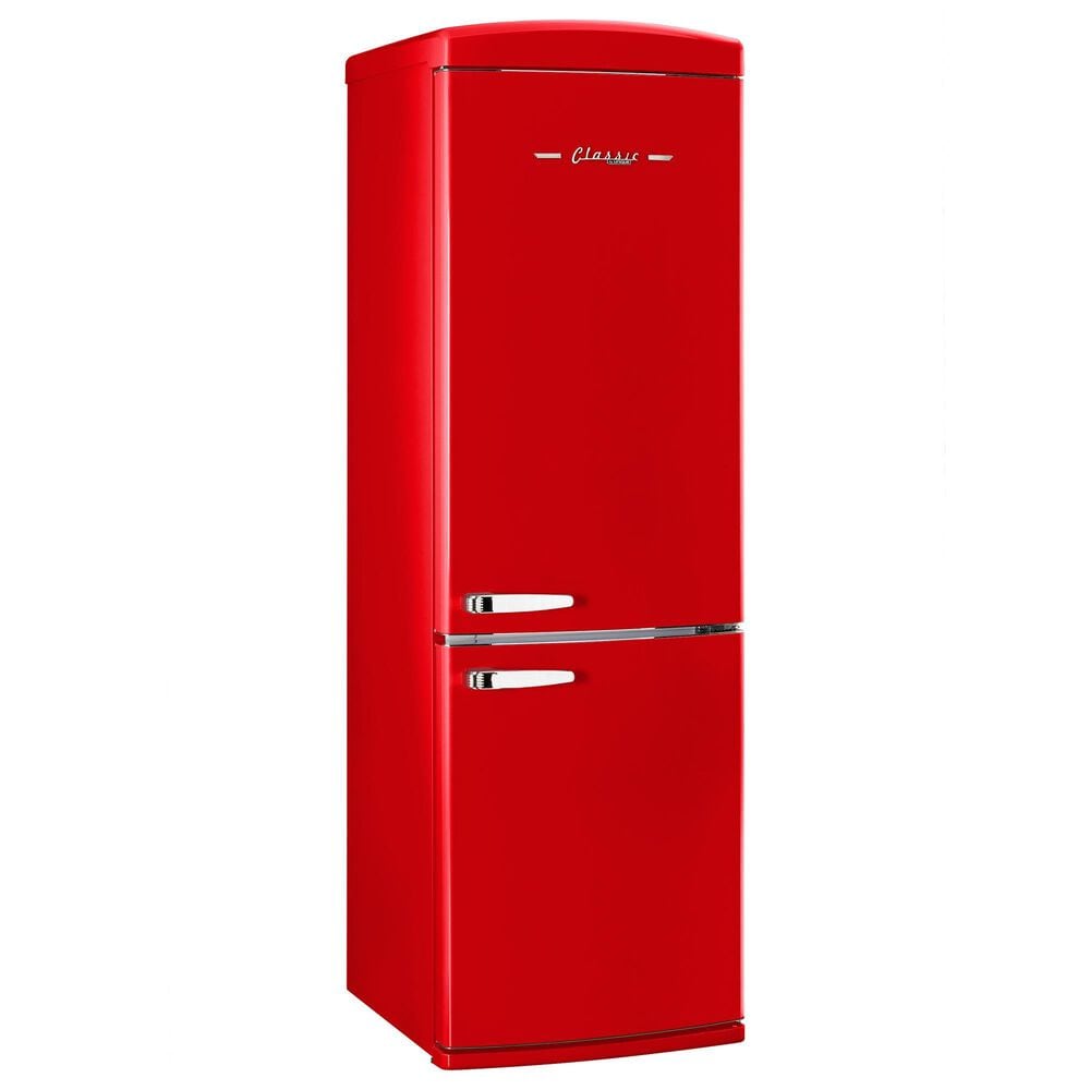Unique Appliances Classic Retro 12 Cu. Ft. Bottom Freezer Regfrigerator In Candy Apple Red, , large