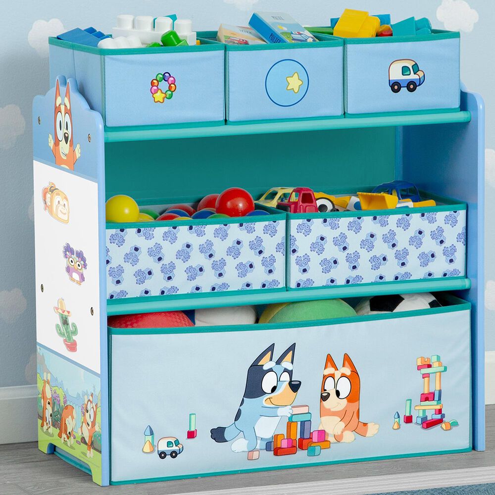 Delta Bluey 6 Bin Organizer in Blue, , large