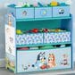 Delta Bluey 6 Bin Organizer in Blue, , large