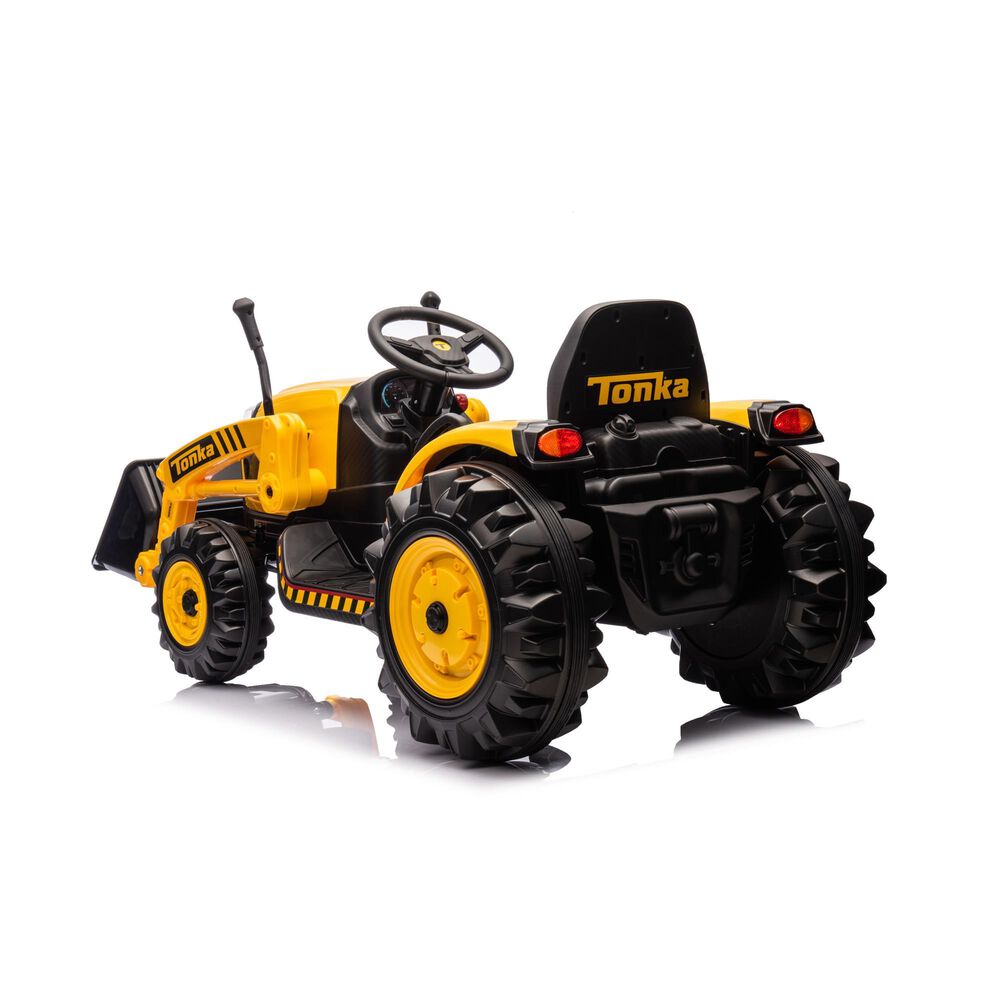 Best Ride On Cars Tonka Construction Tractor 12V Ride On Car in Yellow, , large