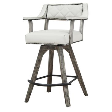Radius PGA 30" Swivel Bar Stool in Rustic Washed Gray, , large
