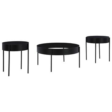 Ashley Ardoline 3-Piece Occasional Table Set in Black, , large