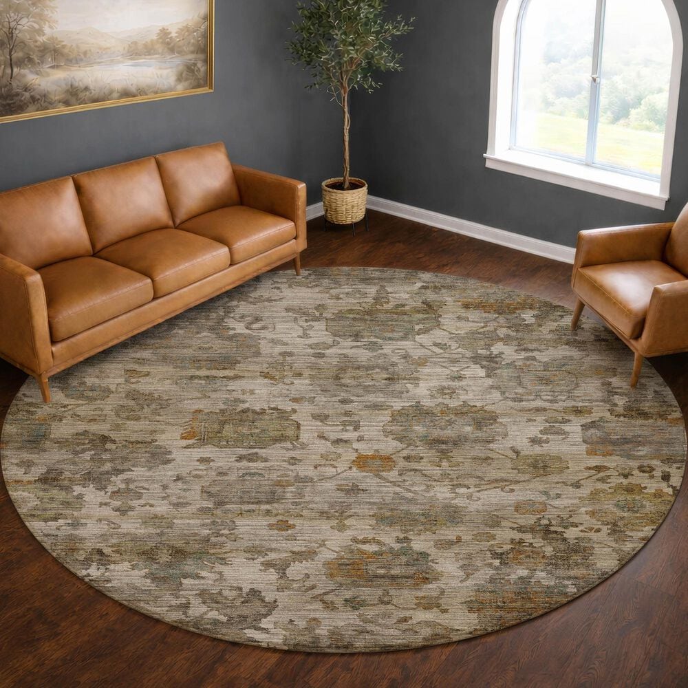 Dalyn Rug Company Aristo AR7 Ivory 8' Round Area Rug, , large