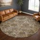 Dalyn Rug Company Aristo AR7 Ivory 8" Round Area Rug, , large