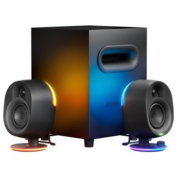 Steel Series Arena 7 2.1 Bluetooth Gaming Speaker System with RGB Lighting in Black, , large