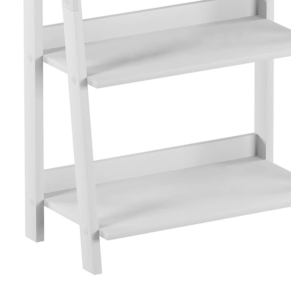 Timberlake Hastings Home 4-Shelf Ladder Bookcase in White, , large
