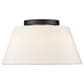 Golden Lighting Penn Flush Mount in Matte Black, , large
