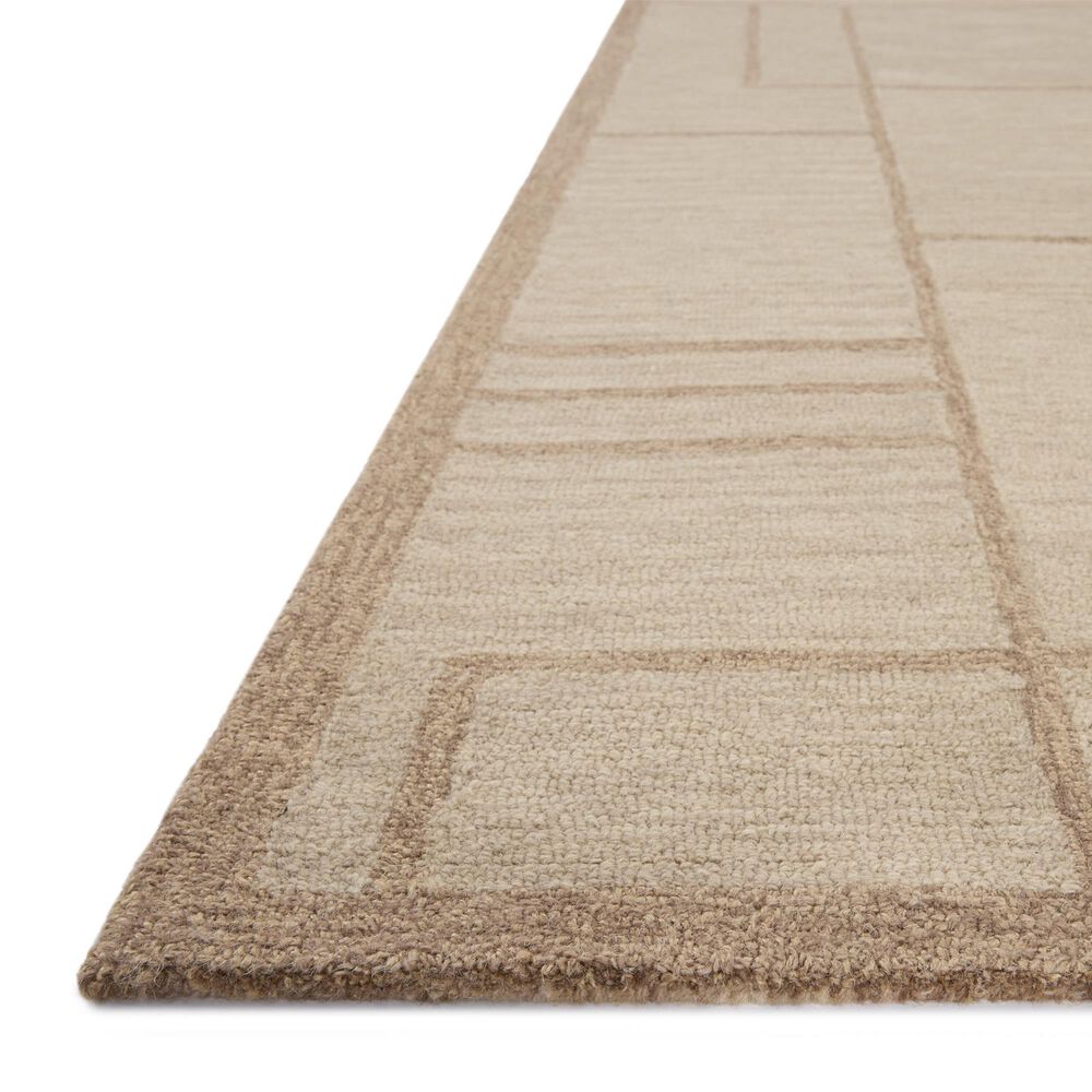 Loloi Barrow Beige and Taupe 2&#39;3&quot; x 3&#39;9&quot; Area Rug, , large