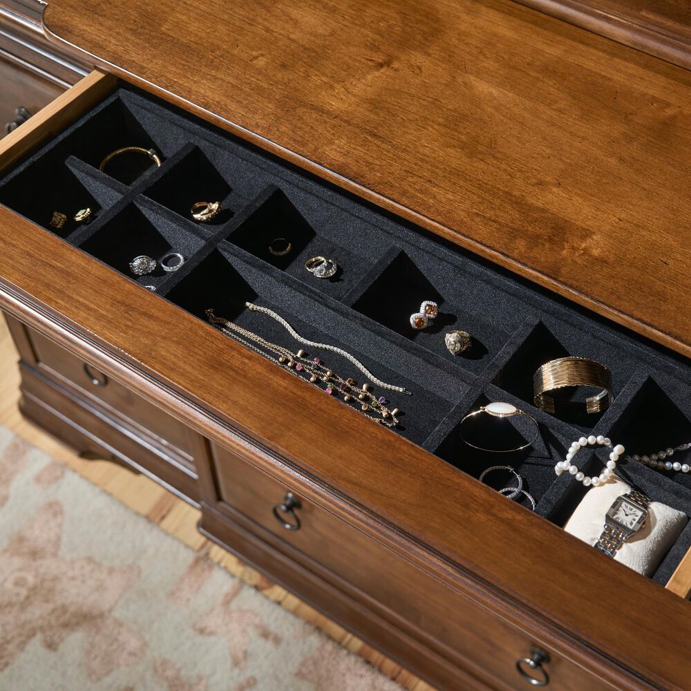 Universal Furniture New Lou 3-Piece California King Sleigh Bedroom Set in Cognac, , large