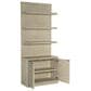 Hooker Furniture Cascade Bookcase Base and Hutch in Taupe, , large