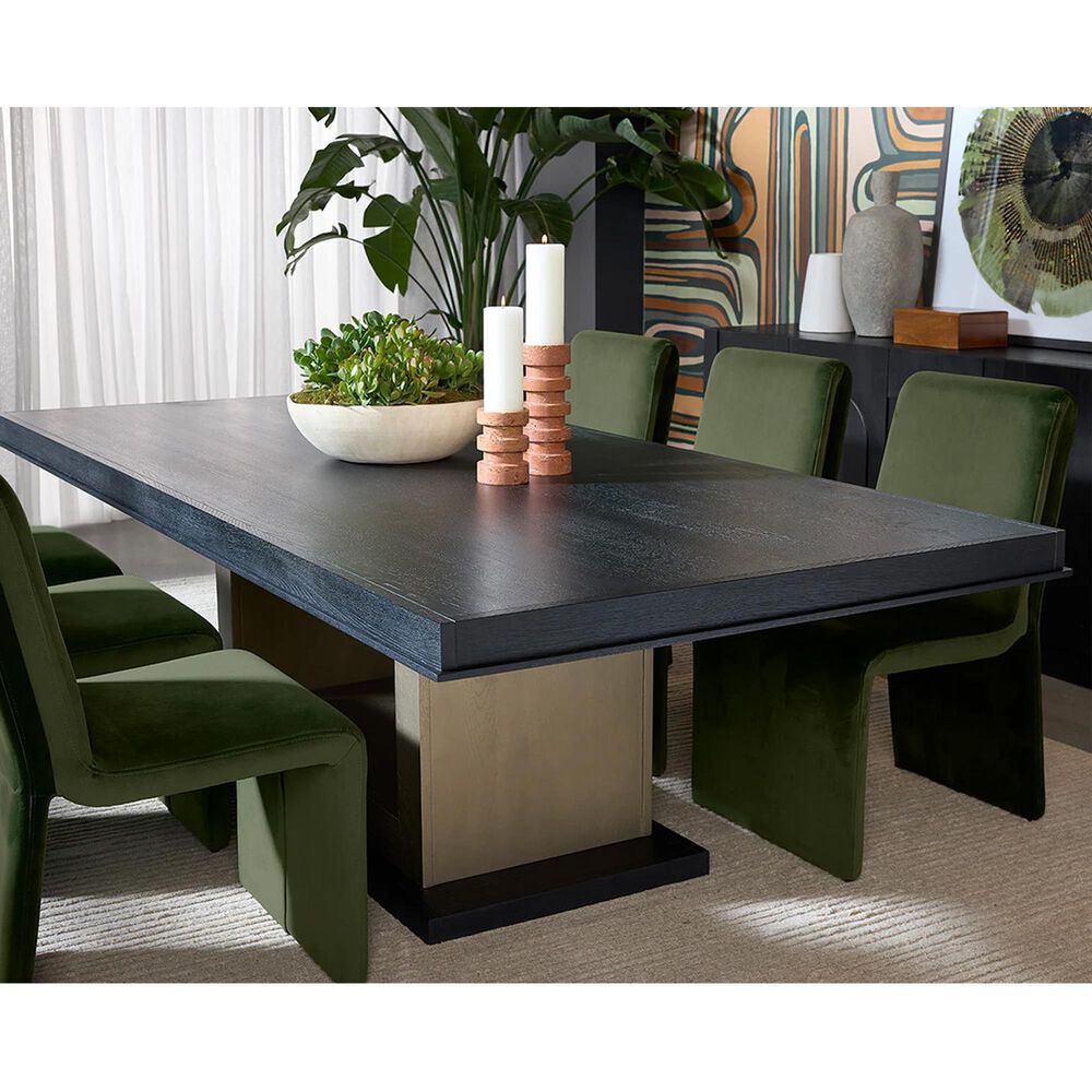 Club Collection By Sunpan Cascata Side Chair in Moss Green, , large