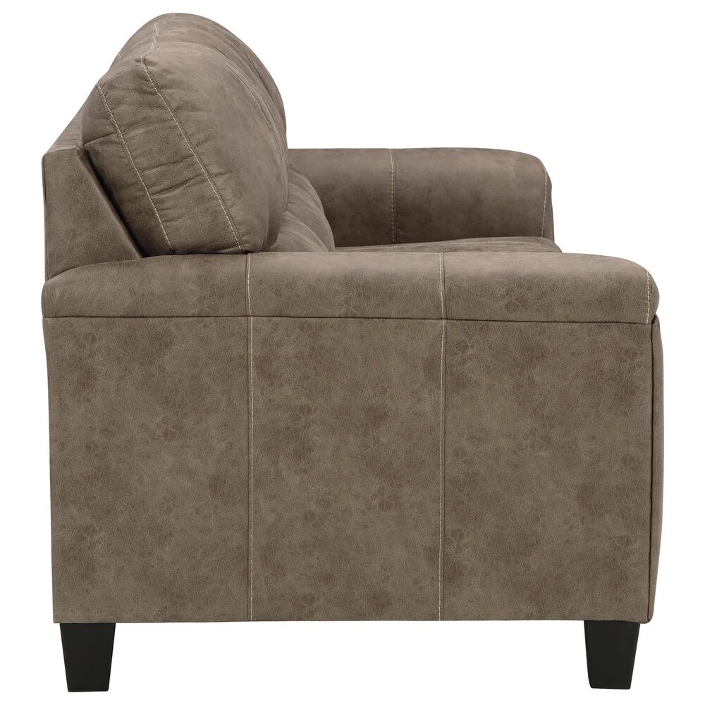 Ashley Navi Stationary Sofa and Loveseat Set in Fossil, , large