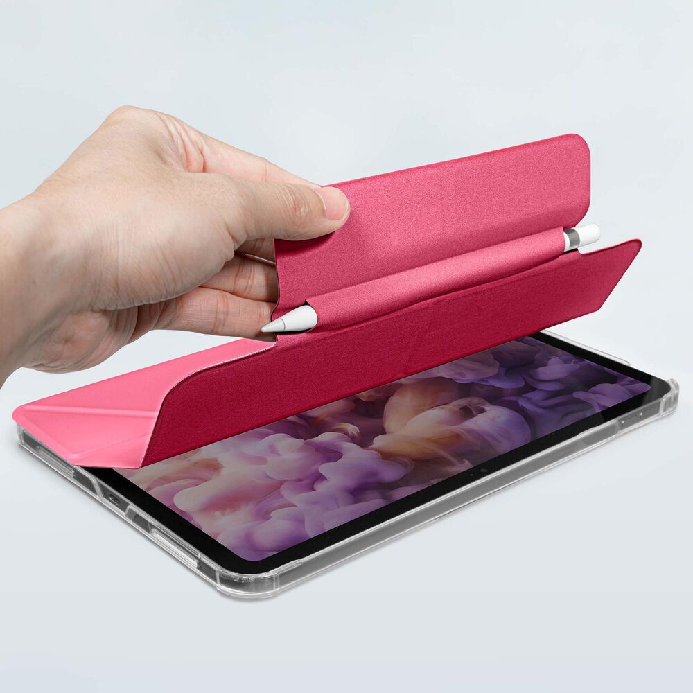 LAUT Huex Folio Versatile Stand Case with Stylus Pen Slot for iPad Air 11&quot; in Pink, , large