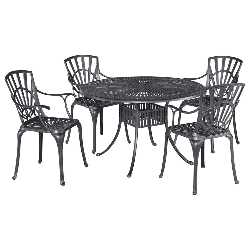 Homestyles Grenada 5-Piece Dining Set in Gray, , large