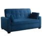 Serta Augustine Queen Convertible Sofa in Navy, , large