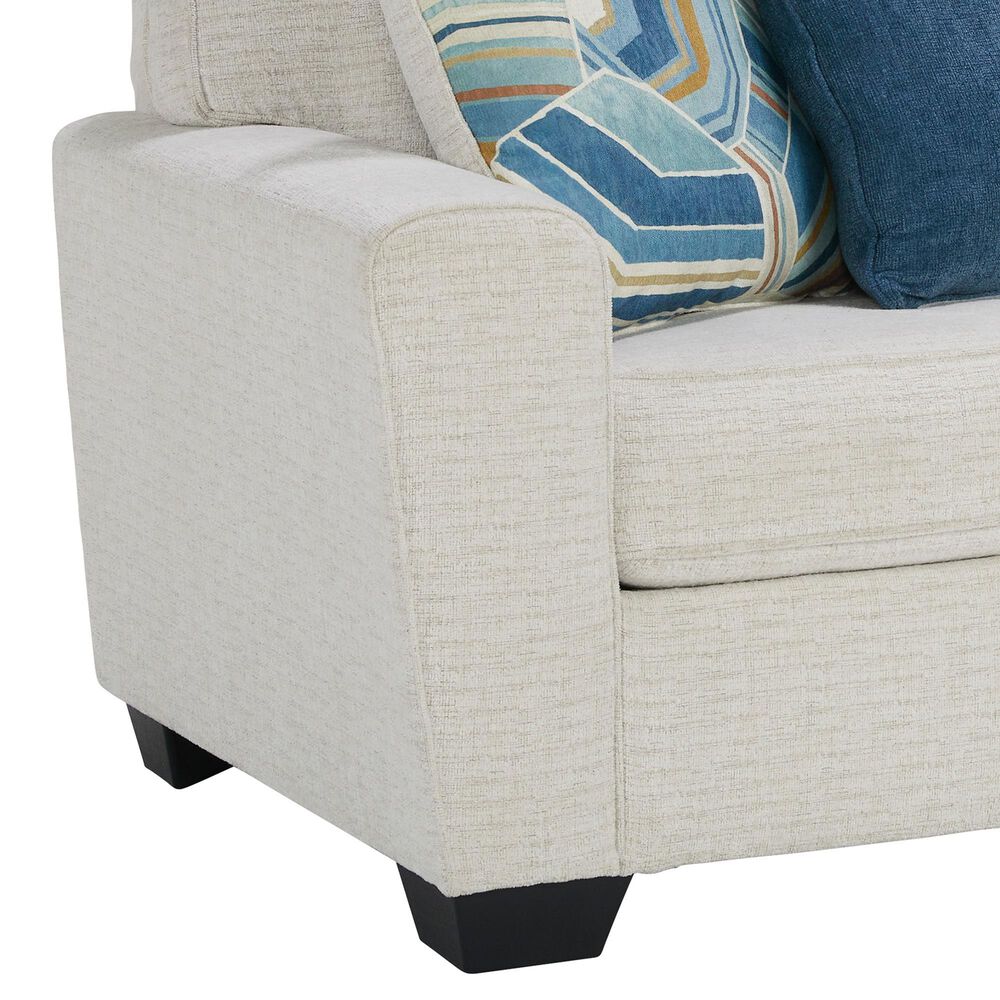 Ashley Cashton Stationary Sofa and Loveseat Set in Snow, , large