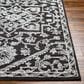 Surya Piazza 2" x 3" White, Charcoal Area Rug, , large