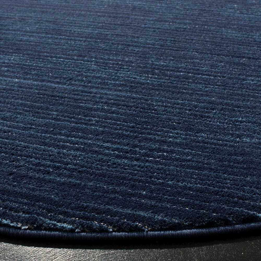 Safavieh Vision 8&#39; Round Navy Area Rug, , large