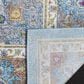 Safavieh Aria ARA100B 10" x 14" Blue and Creme Area Rug, , large