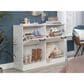 Sauder Homeplus 47" Shoe Cabinet with Flip Door in White, , large